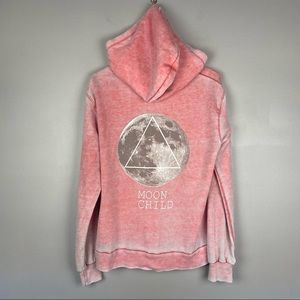 Wildfox MOON CHILD Hoodie Super Rare Pink Size M